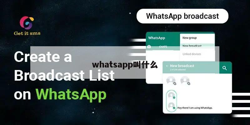 whatsapp叫什么